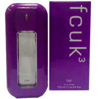 FCUK 3 100ML EDT SPRAY FOR WOMEN BY FRENCH CONNECTION UK